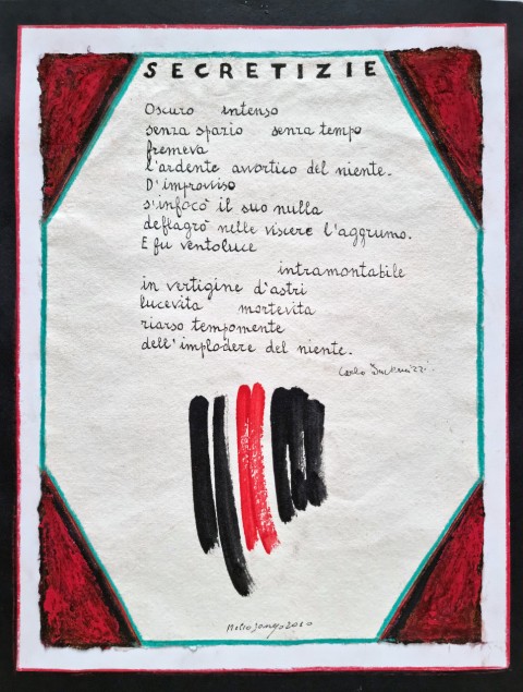 Carte e tele con Carlo Invernizzi, 2010