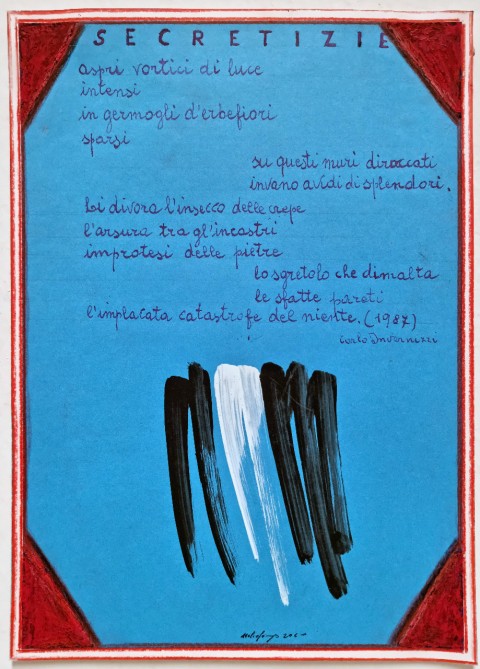 Carte e tele con Carlo Invernizzi, 2010