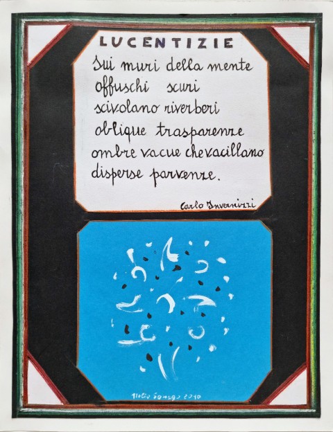 Carte e tele con Carlo Invernizzi, 2010