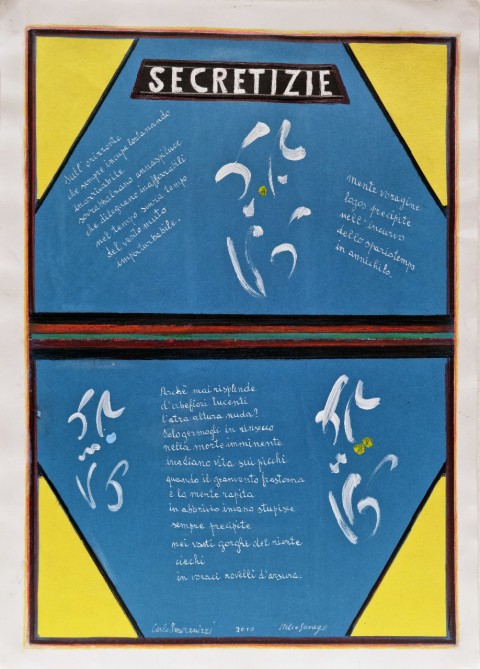 Carte e tele con Carlo Invernizzi, 2010