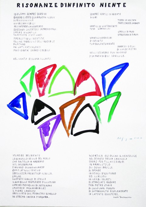 Carte e tele con Carlo Invernizzi, 2010
