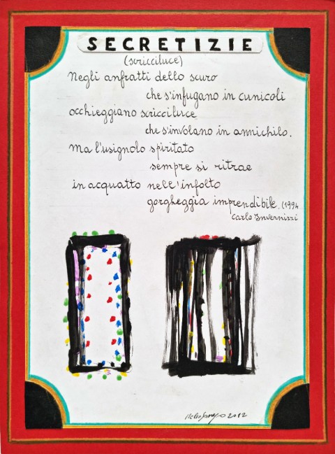 Carte e tele con Carlo Invernizzi, 2012